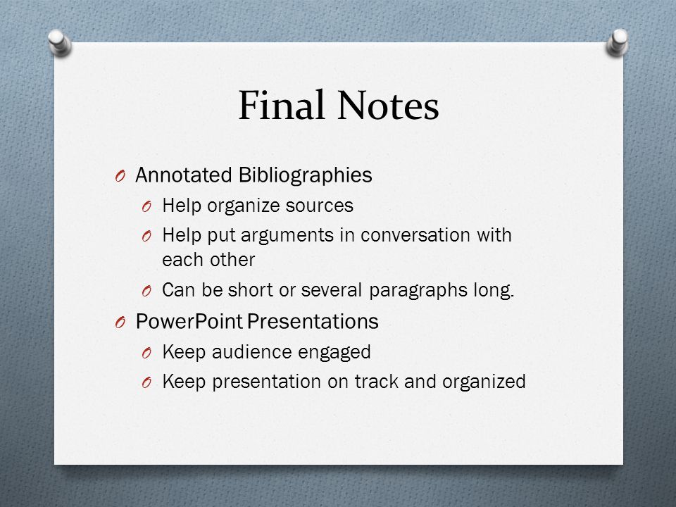 Powerpoint: Presentation Tips